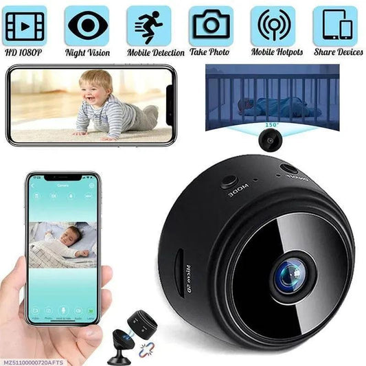 HD 1080P Wireless Mini WiFi Camera – Night Vision Smart Security Camera with Motion Detection & Mobile App Control