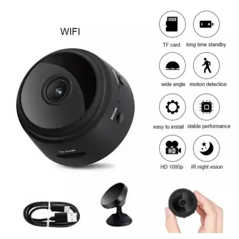 HD 1080P Wireless Mini WiFi Camera – Night Vision Smart Security Camera with Motion Detection & Mobile App Control