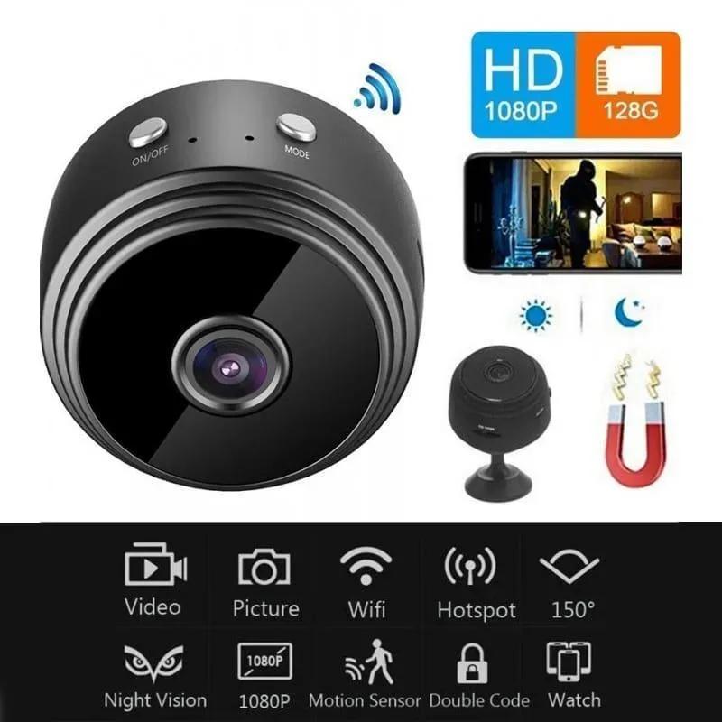 HD 1080P Wireless Mini WiFi Camera – Night Vision Smart Security Camera with Motion Detection & Mobile App Control